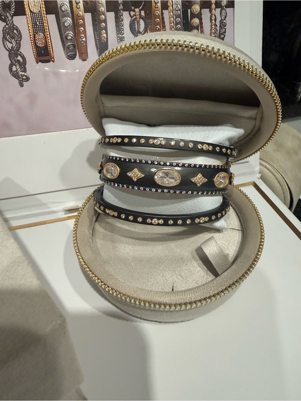 Freida ROTHMAN 3 Bangle Bundle! authentic Not “Vault” - Picture 3 of 3